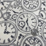 Clocks Underglaze Decal Black