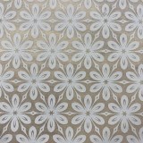 Floral Wallpaper Decal White