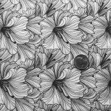 Hibiscus Underglaze Decal Blk