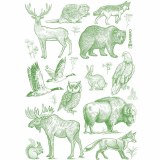 Decal, Rice Paper 104 Green