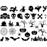 Halloween Decals Black