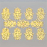 Gold Luster Decal, Hamsa Hands