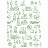 Decal, Rice Paper 112 Green