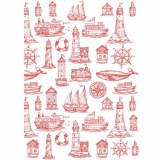 Decal, Rice Paper 112 Red