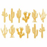 Gold Luster Decal, Cactus