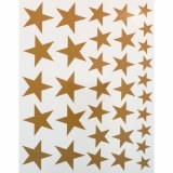 Silver Luster Decal, Stars