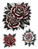 Tattoo Rose Sheet 01 Decal