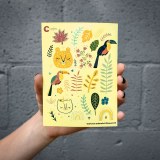 Additional picture of Cartoon Animals & Flowers 01