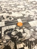 Additional picture of Flower Quilt Underglaze Decal