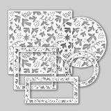 Additional picture of Birds of Matisse Rect Rim 5x10