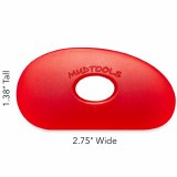 Rib, Mudtool Red 0 - The Ceramic Shop