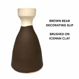 Additional picture of Brown Bear Decorating Slip Pt