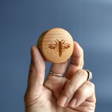 Additional picture of CT-16 Curved Bee Stamp