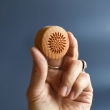 Additional picture of CT-005 Feather Mandala Stamp