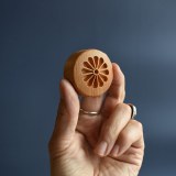 Additional picture of CT-004 Curved Flower Stamp