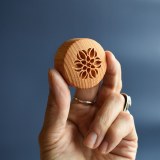 Additional picture of CT-007 Curved Lotus Buds Stamp