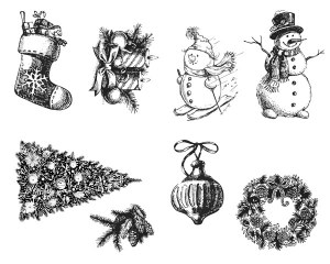 Winter/Holiday Silk Screen