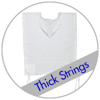 Cotton Tzitzis Thick Strings