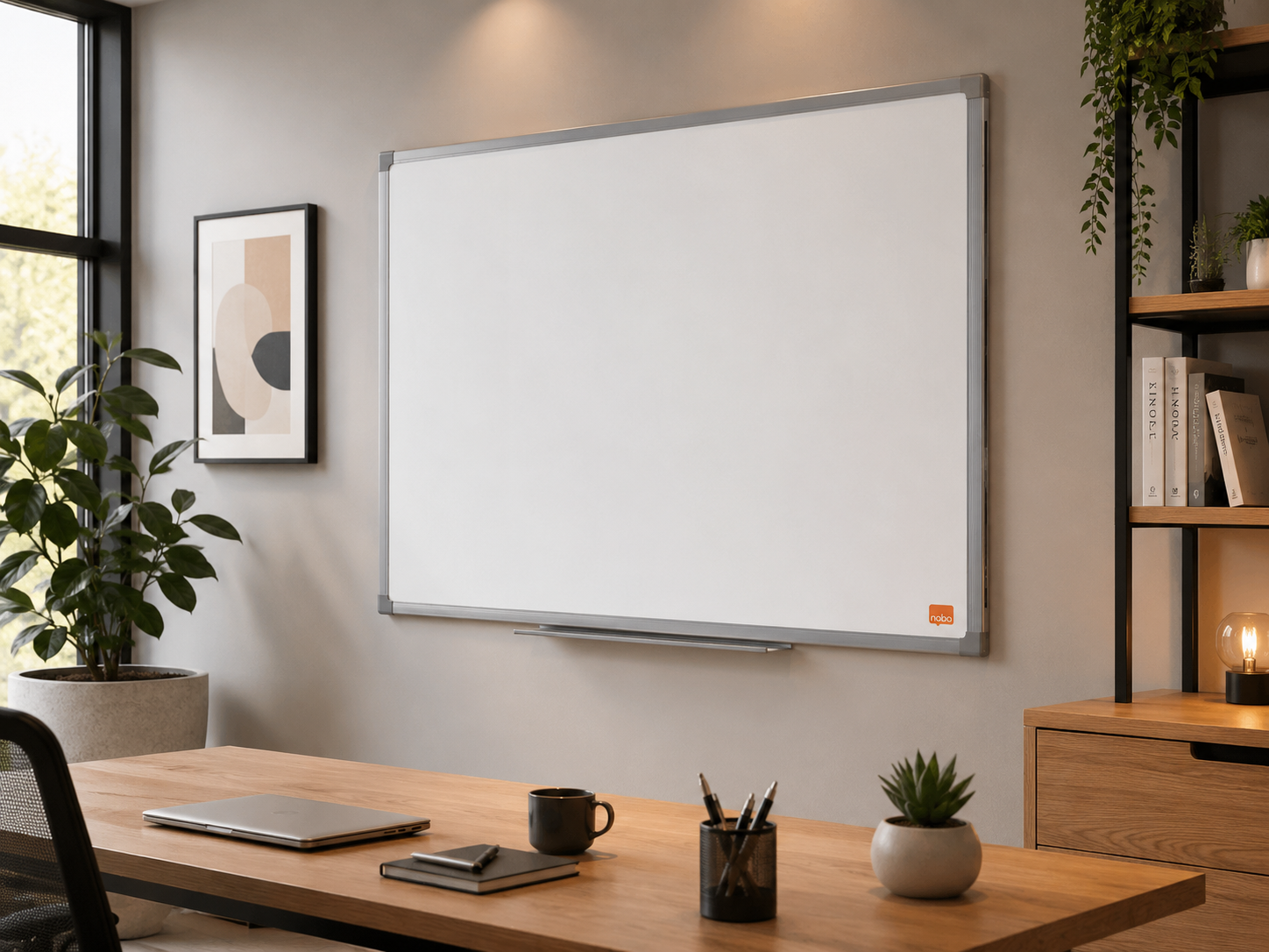 Nobo Essence whiteboard in use