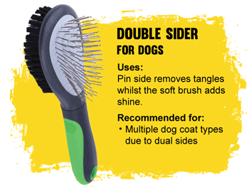 Better brush clearance for dogs