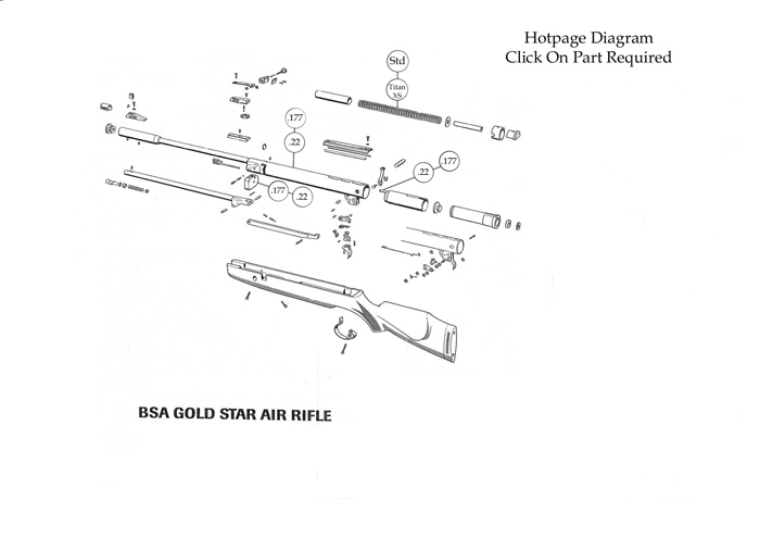 AIRGUN SPARES : BSA : Goldstar - John Knibbs International Ltd