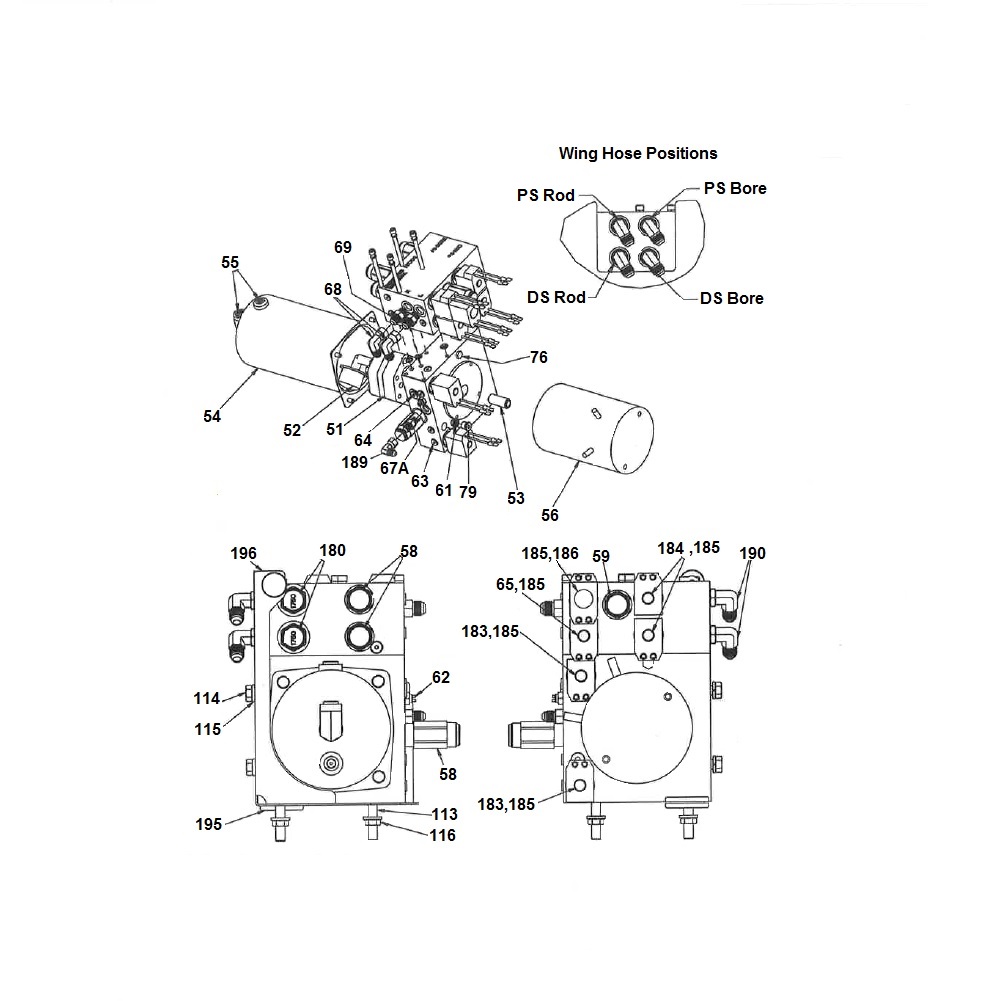 SnowDogg XP Hydraulic Unit Schematic SnowDogg XP Hydraulic Unit Schematic