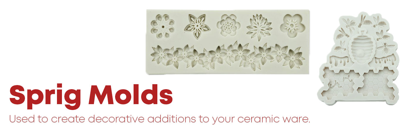 sprig Molds, The Ceramic Shop