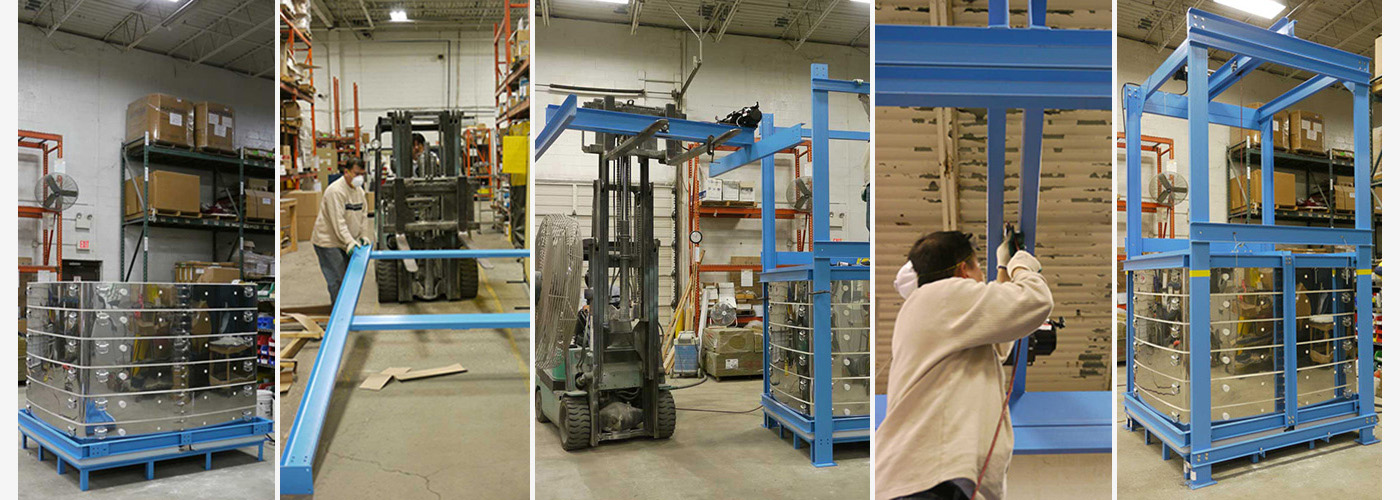 L&L jumbo bell lift kiln large industrial discounted sale