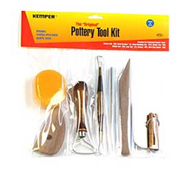 Kemper 7-Piece Ceramic Tool Kit , Big Ceramic Store, BigCeramicStore,  pottery supplies equipment –