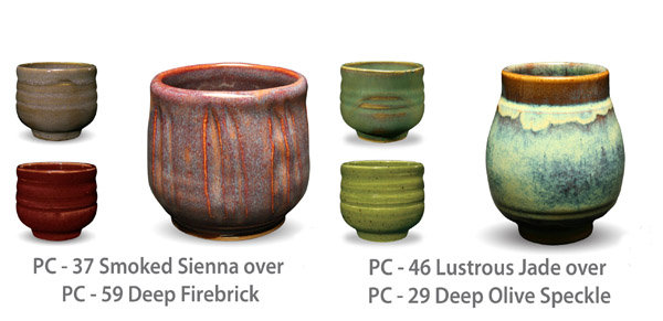 Amaco Potters Choice Glazes Set A 1 Pint Assorted Colors Set of 6