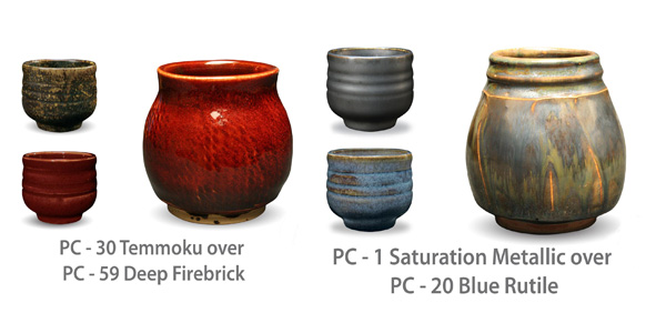 PC-70 Copper Red, Amaco Potter's Choice Glaze