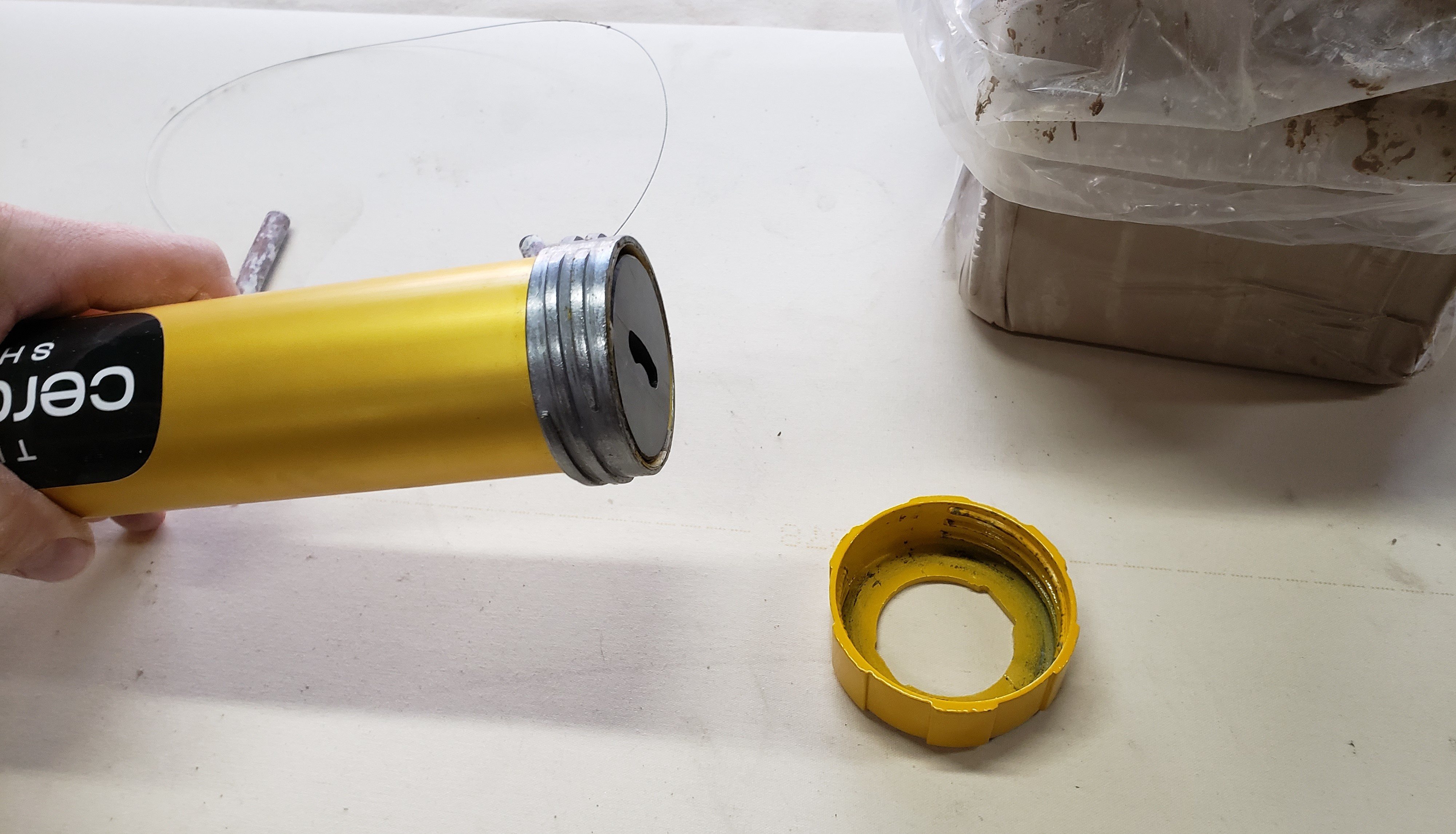 How to Make a Texture Roller Using an Extruded Clay Tube 
