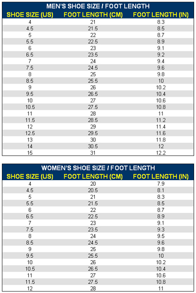 shoe size brand conversion