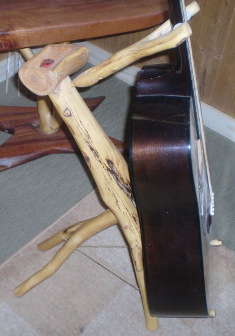 Guitar stand by Dave Brindley, Tasmania