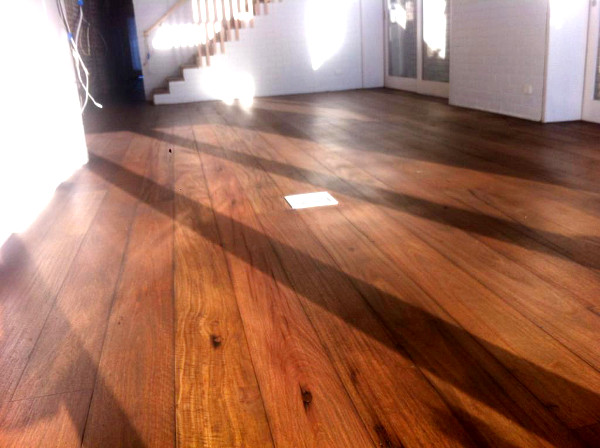 Livos Kunos 'Smoked Oak' on floor in Rozelle