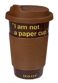 Takeaway Cups, Ceramic or Biodegradable plastic