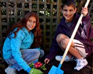 Kids gardening