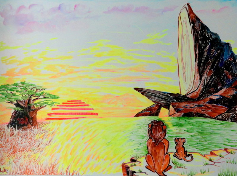 lion king whiteboard pic 