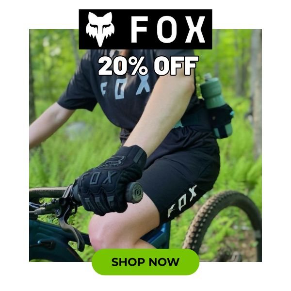 20% off Fox Protection, Apparel & Accessories