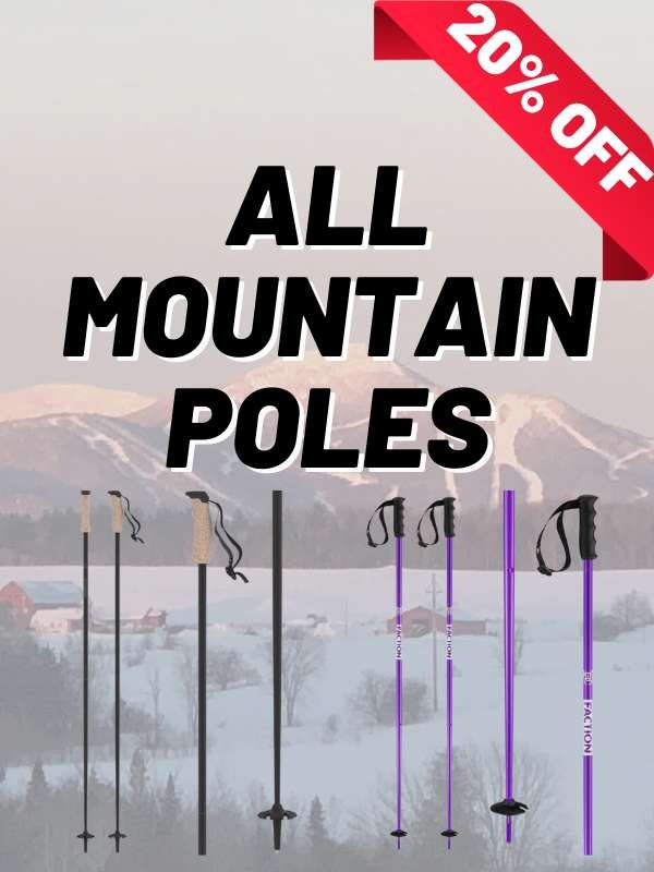 All Mountain poles sale at Suburban Sports