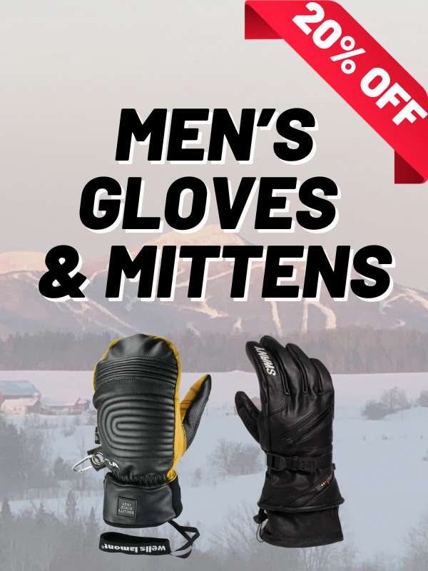 Mens gloves sale at Suburban Sports