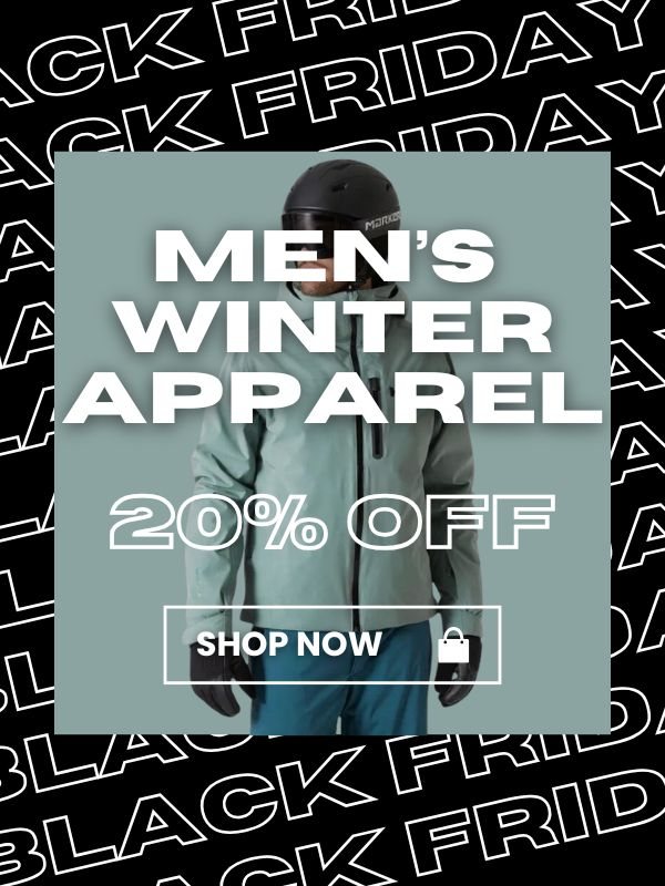 20% off Mens Winter Apparel Black Friday sale at Suburban Sports