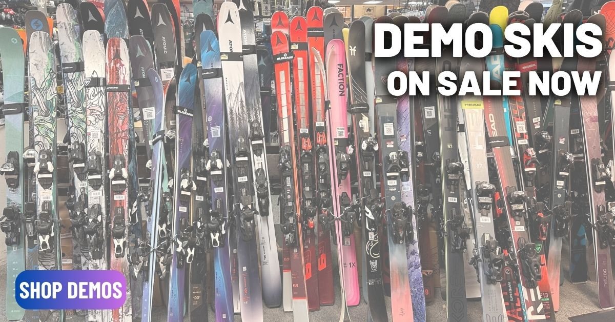 Used Ski Demos on sale at Suburban Sports