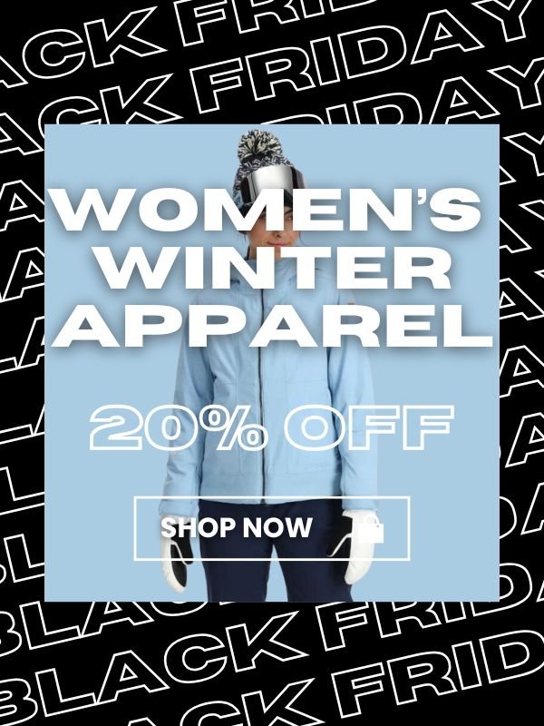 20% off Womens Winter Apparel Black Friday sale at Suburban Sports