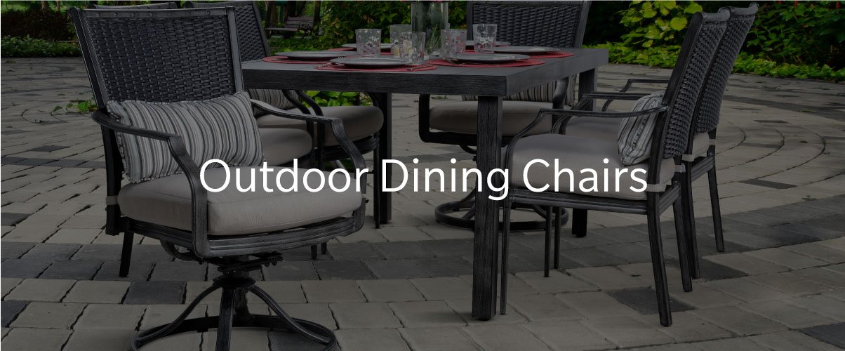 Wicker patio dining online set with swivel chairs