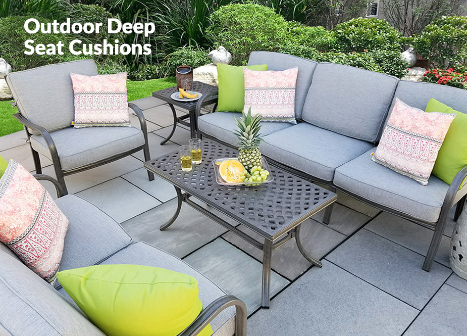 Outdoor Deep Seat Cushions D.O.T. Furniture Limited