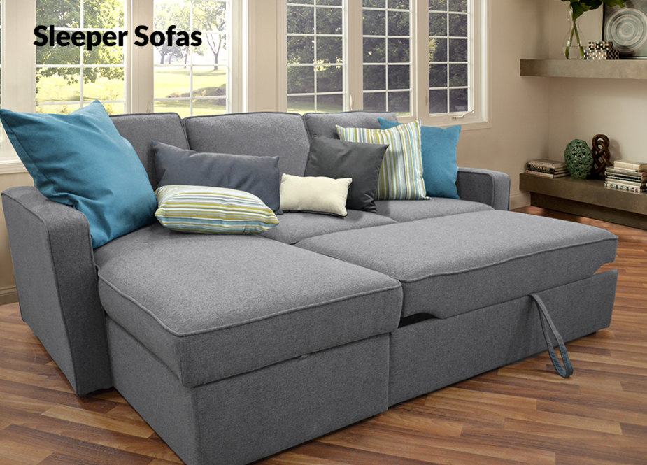 Indoor Furnishings: Living Room Furniture: Sleeper Sofas - D.O.T