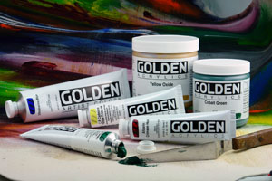 Golden Acrylics Heavy Body 4oz Alizarin Crimson Hue