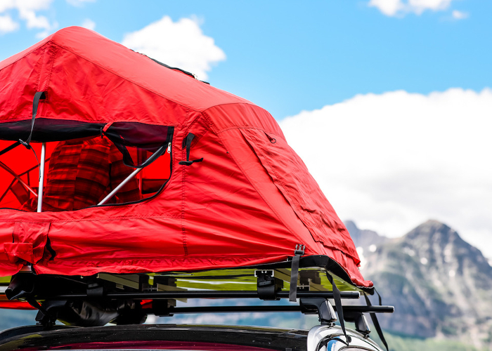 Yakima SkyRise Roof Top Tent Close Up