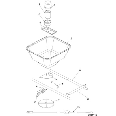 SaltDogg ATVS100 Salt Spreader Schematic SaltDogg ATVS100 Salt Spreader Schematic